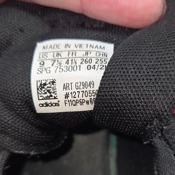 Adidas 9 Varo Sport Running Women's Tennis Shoe Black Athletic Sneaker - Picture 5 of 7